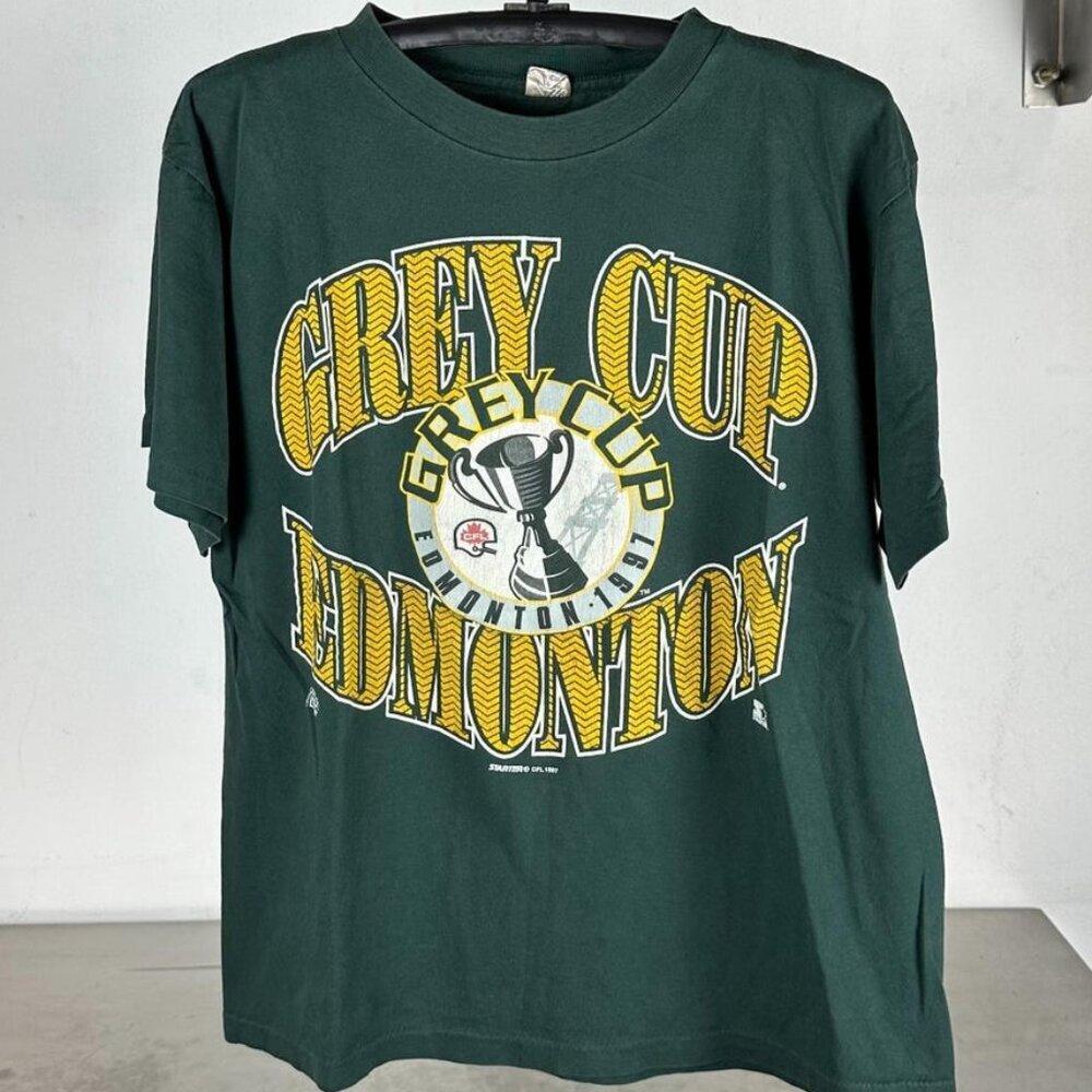 Retro 1997 Edmonton Grey Cup Cfl Canadian Football League Single Stitch Shirt